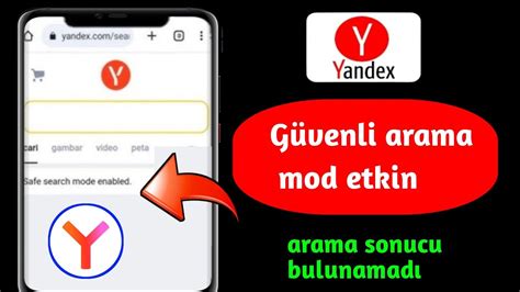 Yandex Güvenli Arama Modunun Etkinleştirilmesiyle Nasıl Başa Çıkılır | Güvenli arama modu etkin