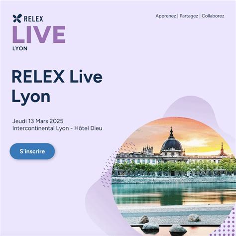 📣 Ne manquez pas le RELEX Live Lyon 2025 – L’événement incontournable ...