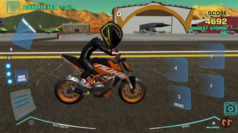 KTM STUNT BIKE FREESTYLE REVIEW( THE GAME ) - YouTube