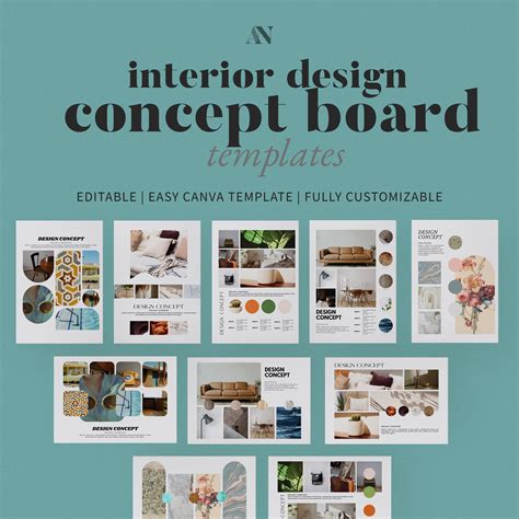 Concept Board Templates - Canva Template – Audrey Noakes Shop