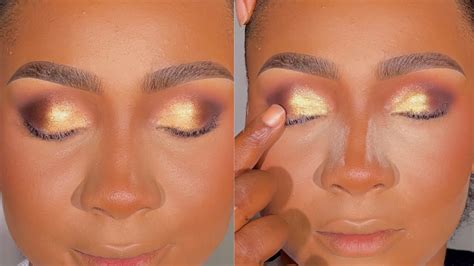 BLENDING MY PIGMENTED EYESHADOW WITH MY HANDS - YouTube