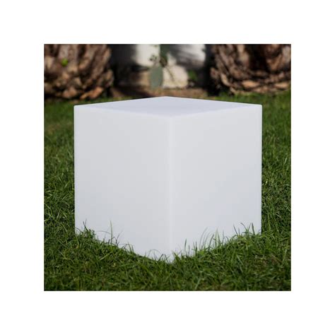 Cube Lumineux Tabouret sans Fil - Carry 40 cm - Lumisky - Fourniresto