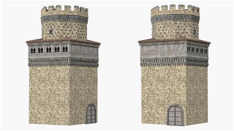 Medieval Castle Towers Collection 3D - TurboSquid 2165154