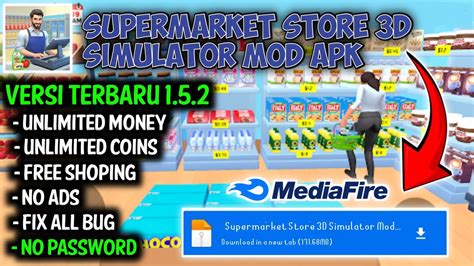 NEW UPDATE!! Supermarket Store 3D Simulator Mod Apk Versi 1.5.2 Terbaru ...