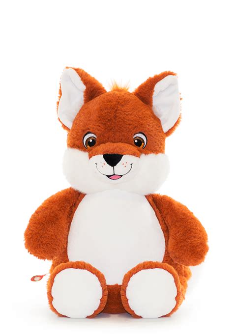 Fox Teddy Bear | Personalised Animal Soft Sensory Toy