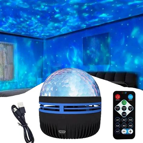 Projecteur 2 en 1 avec 14 effets de lumière pour chambre à coucher ...