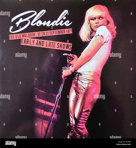 Blondie - The Old Waldorf, - Vintage vinyl album cover Stock Photo - Alamy