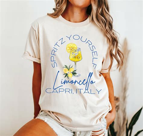 Limoncello Shirt Old Money Aesthetic Italia Shirt Lemoncello Italian ...