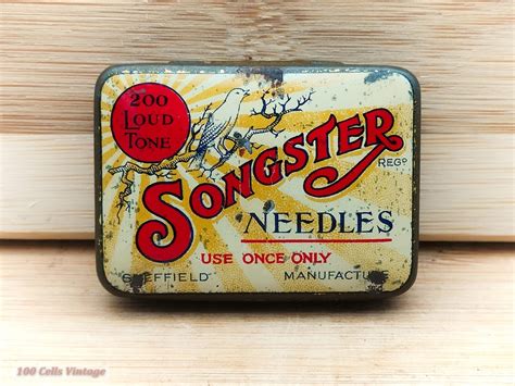 Songster Loud Tone Needles-gramophone Needles Vintage Tin-0ye - Etsy