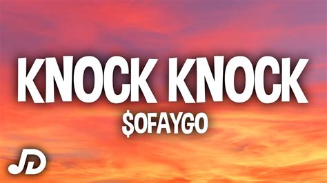 SoFaygo - Knock Knock (Lyrics) 