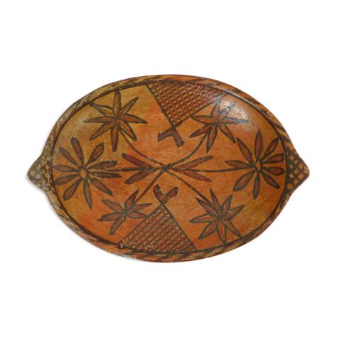 Ancienne assiette Kabyle Ideqqi Berbère, début XXème siècle | Selency
