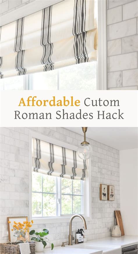 Affordable Custom Roman Shades: Tips and Hacks | Hydrangea Treehouse
