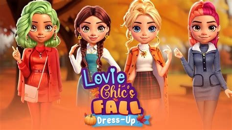 Lovie Chic's Fall Dress Up - New game from Cutedressup.com - YouTube