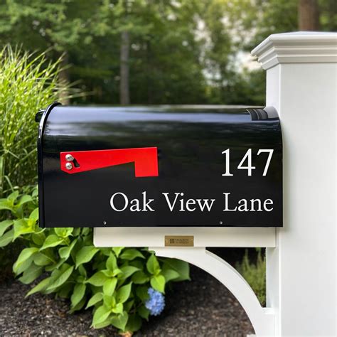 Personalized Mailbox Numbers and Address Decals
