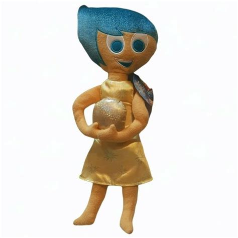 Disney | Toys | Disney Pixar Inside Out Joy Plush Doll 5 Stuffed Animal ...