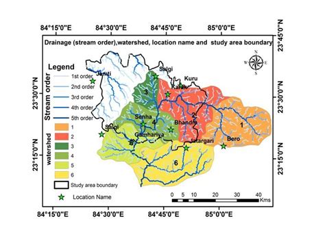 Supplementary Figure 5: Drainage with watershed map | Download ...