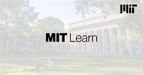 MIT OpenCourseWare | MIT Learn