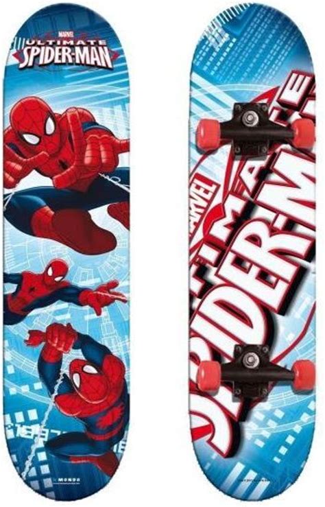 Mondo Spiderman Skateboard 80x20 Cm Mehrfarbig Mehrfarbig