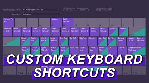 CUSTOM KEYBOARD SHORTCUTS | Edit Faster in Premiere Pro - YouTube