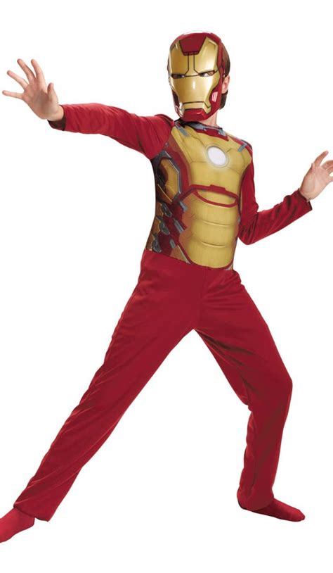 Marvel Iron Man Mark 42 Boys Costume | Iron Man Kids Fancy Dress Costume
