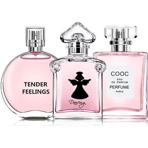 50 ml 3 pcs parfum naturel femme parfum atomiseur longue durée ...