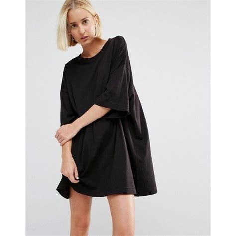 Weekday Huge T-Shirt Dress (£21) liked on Polyvore featuring dresses ...