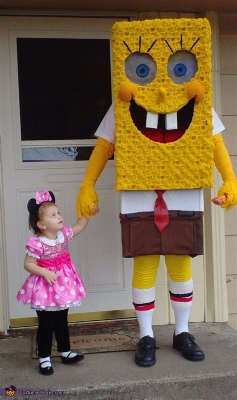 Spongebob Daddy and Bel Costume | DIY Costumes Under $65