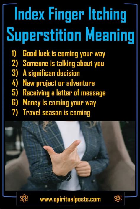 Right & Left Index Finger Itching: Meaning, Superstition - Spiritual Posts