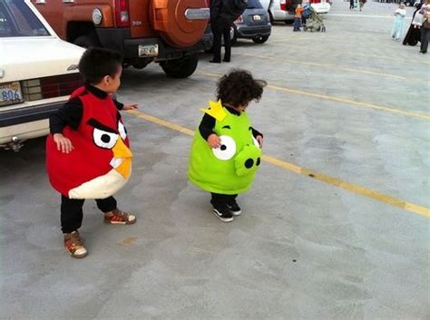 My Kids' Halloween Costumes | Angry birds costumes, Halloween costumes ...