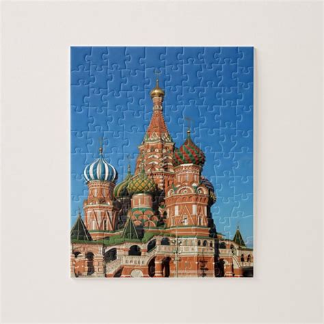 Saint Basil Cathedral Red Square Moscow Russian Jigsaw Puzzle | Zazzle