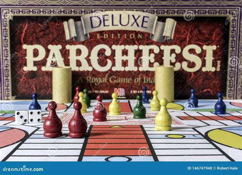 Deluxe Parcheesi Game and Board Editorial Stock Photo - Image of ...