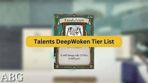 Talents DeepWoken Tier List 2023 | Talent, Reading recommendations, List