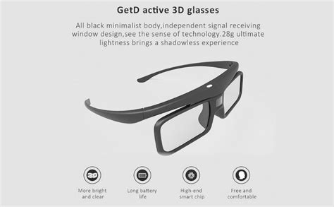 Amazon.com: 3D Glasses (1 Pack) - 144Hz Refresh Rechargeable Active ...