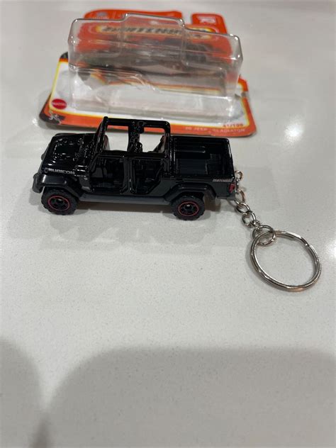 Matchbox '20 Jeep Gladiator Black Keychain - Etsy