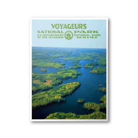 Voyageurs National Park Poster | National Park Poster | National Park ...