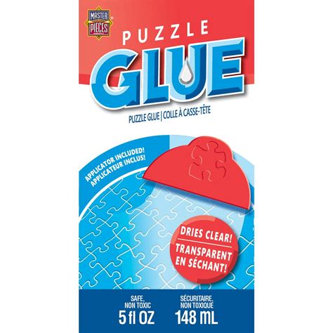 MasterPieces Jigsaw Puzzle Glue with Applicator, Quick Dry, 5 fl. oz ...
