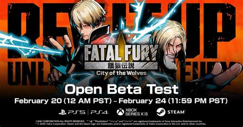 Fatal Fury City of the Wolves Open Beta Annoncée – Ça Commence le 20 ...