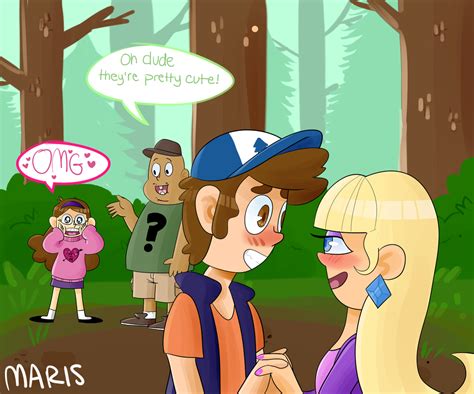 Dipper and Pacifica | Dipper and pacifica, Anime character design ...