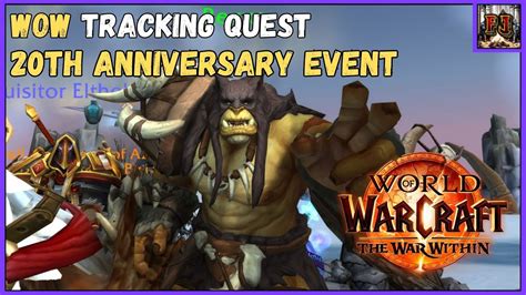 Wow Tracking Quest - 20th Anniversary Event