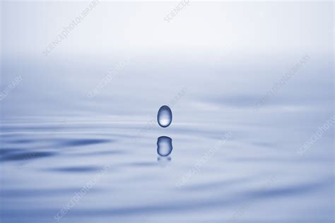 A drop in the ocean, conceptual image - Stock Image - C016/6360 ...