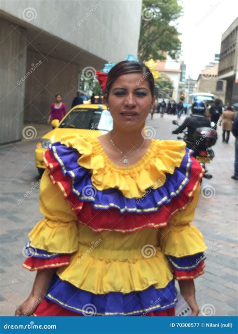 National dress in Colombia editorial photography. Image of parade ...