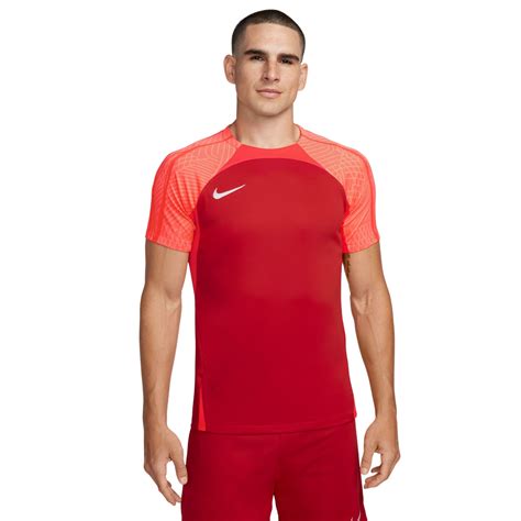Nike Dri-Fit Strike III Football Shirt Red White - KNVBshop.nl
