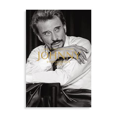 Johnny Symphonique - Affiche portrait Johnny - Store Johnny Hallyday