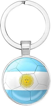 Art Attack Argentinian Flag Soccer Keychain, Argentina La Albiceleste ...