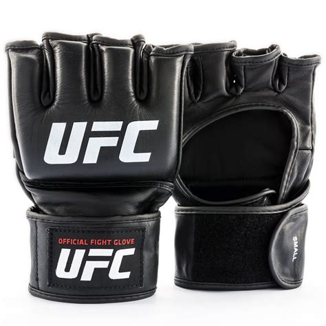 UFC Official Men's Large Boxing Gloves, Fingerless Training for MMA ...