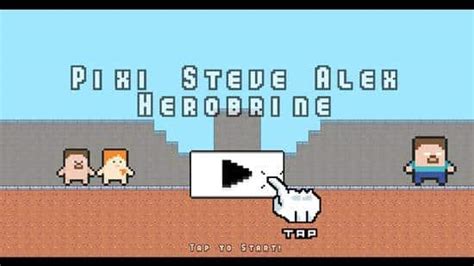 Pixi Steve Alex Herobrine - Jogos Online Grátis