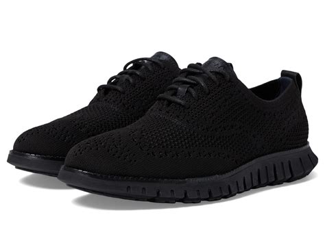 Cole Haan Men's Zerogrand Remastered Stitchlite Wing Tip Oxford, Black ...