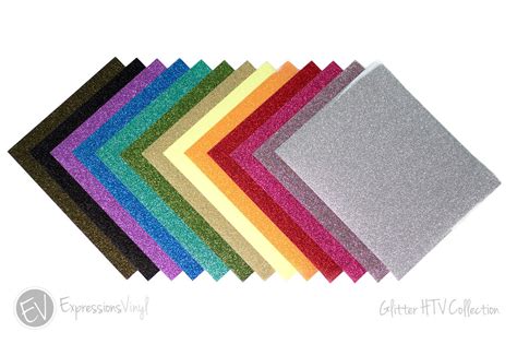 12x20 Glitter Heat Transfer Vinyl Sheet | Expressions Vinyl