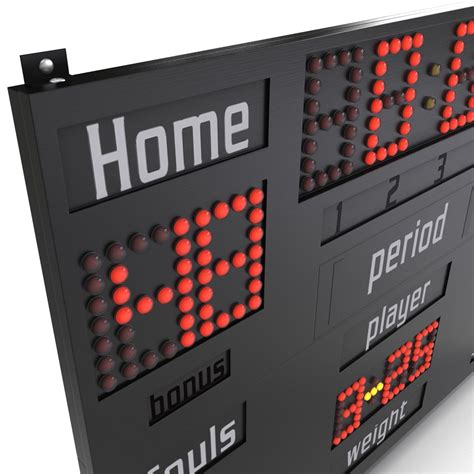 Basketball Scoreboard 3D Model $49 - .max .obj .ma .c4d .3ds - Free3D