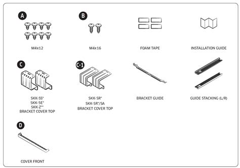 SAMSUNG SKK-SSW Stacking Kit Instruction Manual